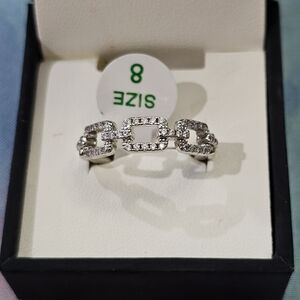 BP Bomb Party Ring Linked In Love SIZE 8